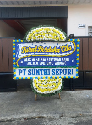 Papan Bunga Duka di Cipatujah