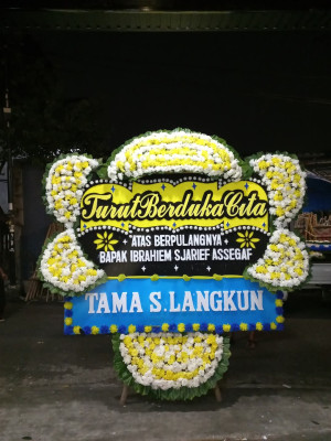 Papan Bunga Duka di Cipatujah